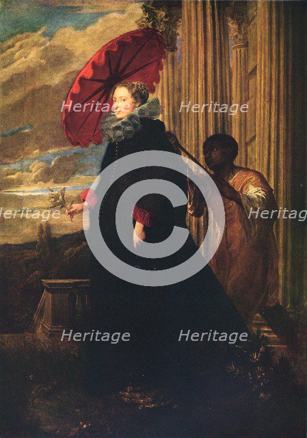 'Marchesa Elena Grimaldi, Wife of Marchese Nicola Cattaneo', c1623. Artist: Anthony van Dyck.