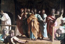 'The Death of Ananias', 1515. Artist: Raphael