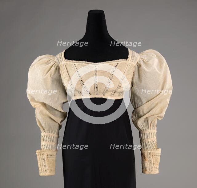 Bodice, American, ca. 1825. Creator: Unknown.