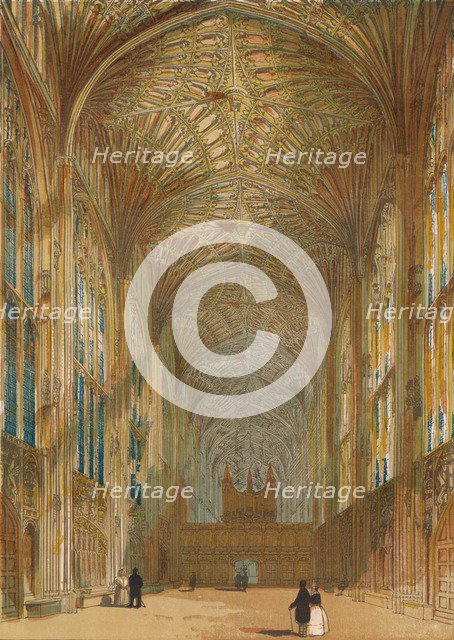 'King's College Chapel, Cambridge', 1864. Artist: Unknown.