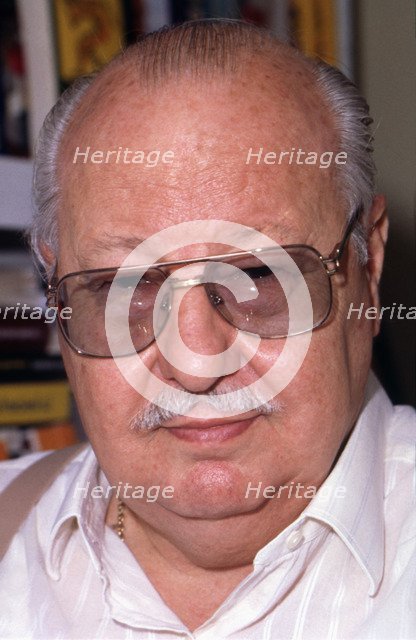 Jaime Campmany (1925-2005) Spanish writer, portrait in 1997.