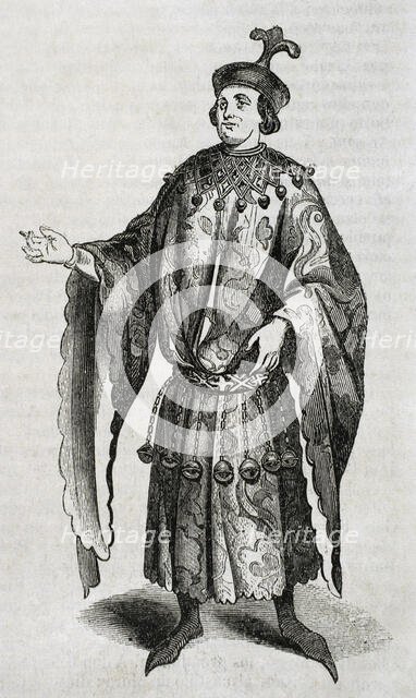 Mosén Borra, real name Antoni Tallander, (born in Barcelona in 1358), 1852. Creator: Unknown.