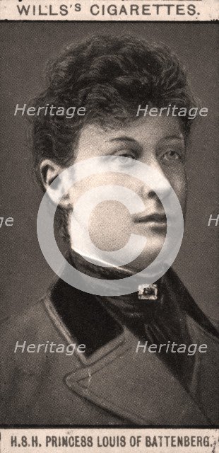 H.S.H Princess Louis of Battenberg, 1908. Creator: WD & HO Wills.