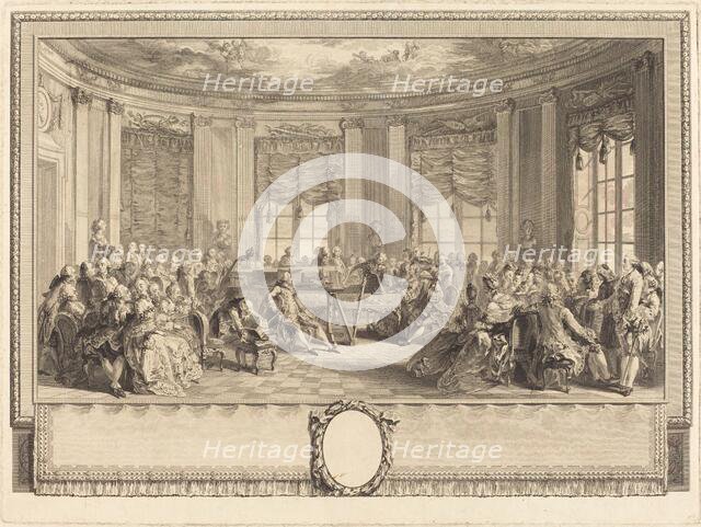 Le concert, 1774. Creator: Antoine Jean Duclos.