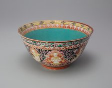 Five-Colored (Bencharong) Ware Bowl, 19th century. Creator: Unknown.