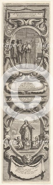 Allegories in Honor of the Birth of the Dauphin, ca. 1638. Creator: Abraham Bosse.