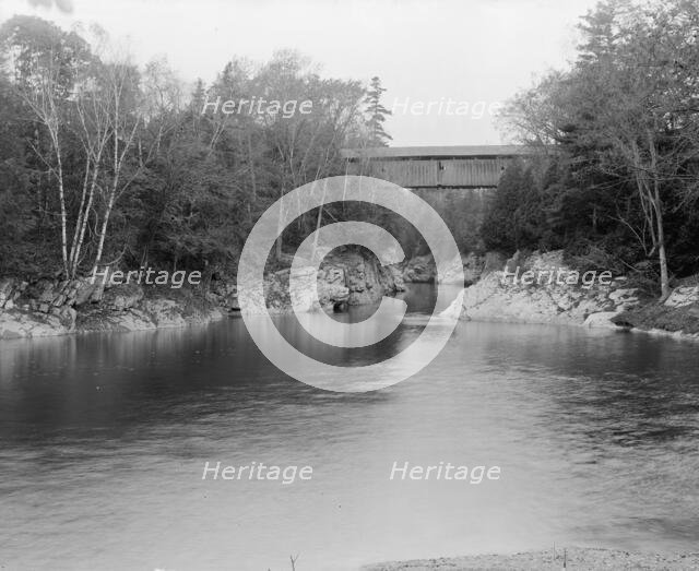 Winooski Gorge High Bridge, Burlington, Vt., between 1900 and 1910. Creator: Unknown.