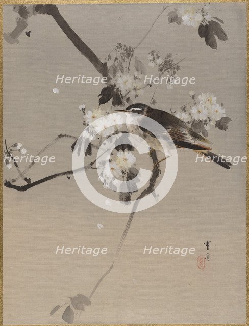 Birds on a Flowering Branch.