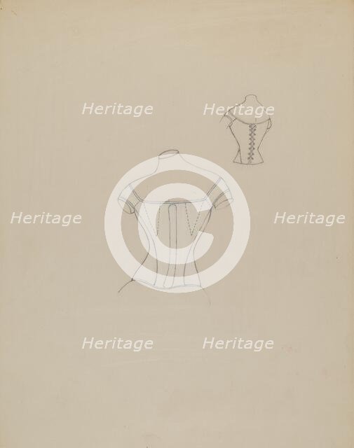 Corset, 1935/1942. Creator: Mae Szilvasy.