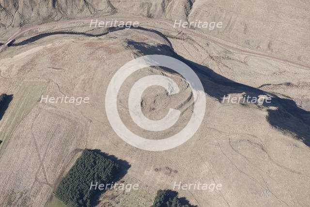 Camp Knowe univallate hillfort, Northumberland, 2015. Creator: Historic England.