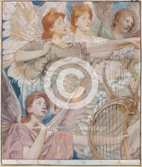 Gloria, 1884. Creator: Thomas Wilmer Dewing (American, 1851-1938).