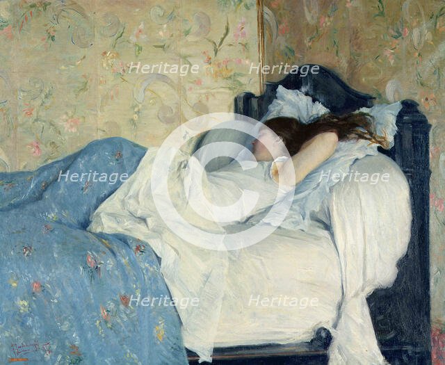 In bed, 1878. Creator: Zandomeneghi, Federico (1841-1917).
