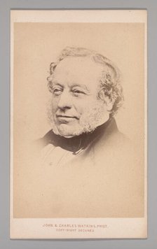 Sir Charles Barry, 1860s. Creator: John & Charles Watkins.