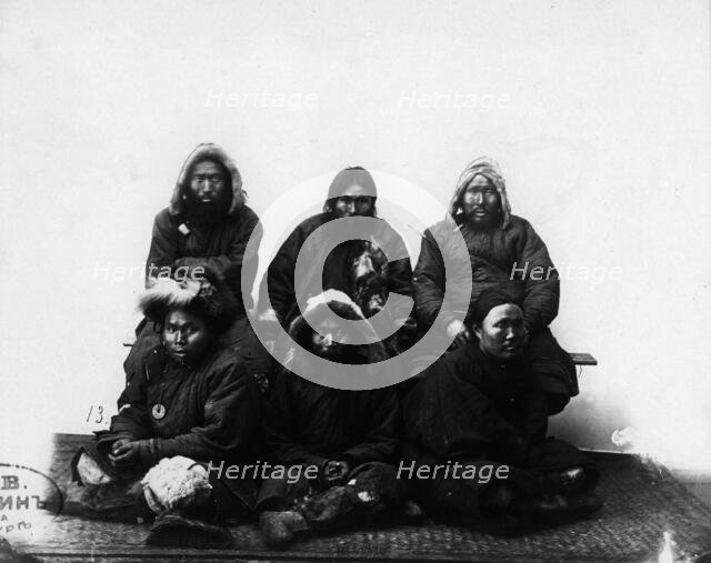 Gilyaks from Sakhalin Island, 1865-1871. Creator: VV Lanin.