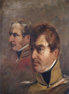 Portrait of British Major-Generals Sir Frederick Ponsonby Sir Colin Campbell, 1821. Artist: Jan Willem Pieneman.