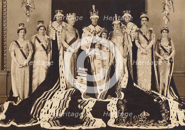 'Official Coronation Group', 1937. Artist: Unknown.