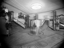 Entrance foyer to Odeon cinema, Chingford Mount, London, c1935. Artist: J Maltby