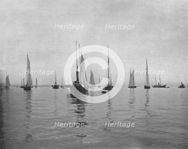 Early Morning on New York Bay, USA, c1900.  Creator: Unknown.