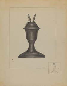 Lamp, c. 1936. Creator: Ruth Bialostosky.