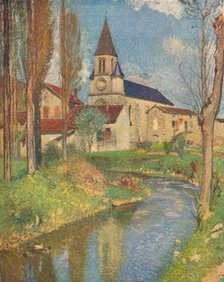 'The Church of La Bastide', c1915. Artist: Henri Jean Guillaume Martin.