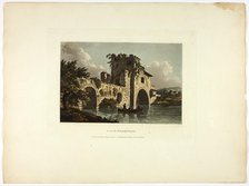 Ponte Nomentano, plate twenty-seven from Ruins of Rome, published March 28, 1798. Creator: Matthew Dubourg.