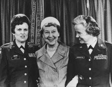 Mamie Eisenhower with the US Army's first women generals, 15th June 1970. Artist: Unknown
