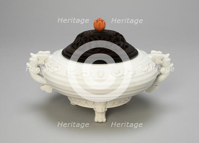 Censer in the Form of Ancient Bronze Tureen (gui), Qing dynasty (1644-1911). Creator: Unknown.