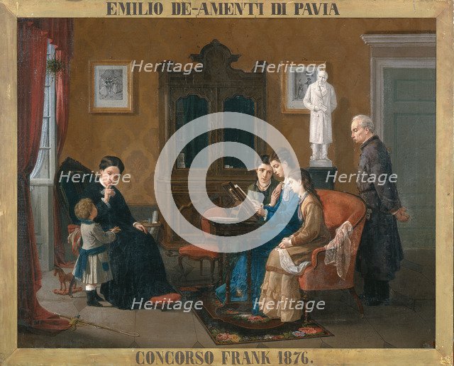 Family Reading of The Betrothed, 1876.