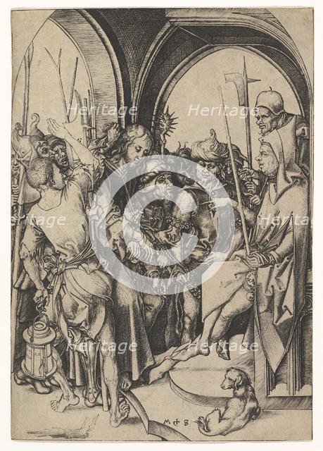 Christ before Annas, ca. 1435-1491. Creator: Martin Schongauer.