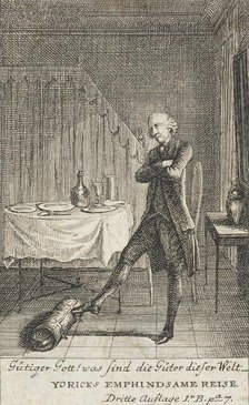 Illustration for Yorick's 'Sentimental Voyage', 1783. Creator: Daniel Nikolaus Chodowiecki.