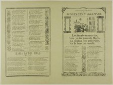 Unas lindas mañanitas a las muchachas bonitas (A Lovely Serenade for the Pretty Ladies), n.d. Creator: José Guadalupe Posada.