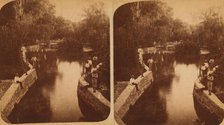 San Antonio River, 1880. Creator: F Hardesty.