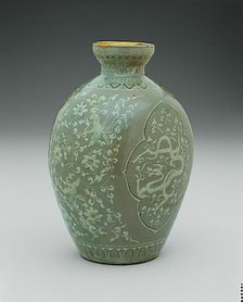 Vase with Dragon and Phoenix, Korea, Goryeo dynasty (918-1392), late 13th/early 14th century. Creator: Unknown.