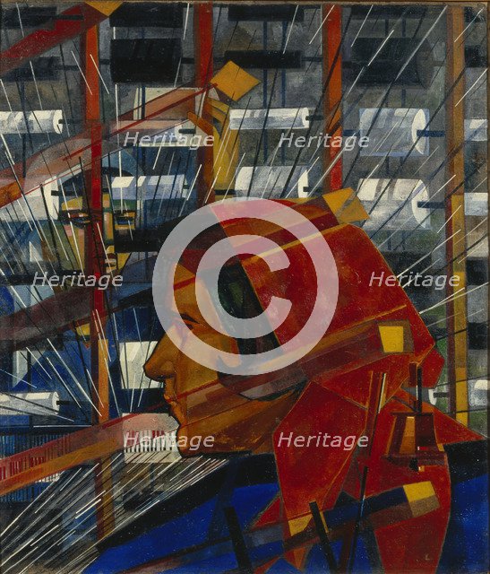 The Weaver, Early 1930s. Artist: Kuptsov, Vasili Vasilyevich (1899-1935)