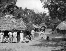 'Native huts', Jamaica, c1905.Artist: Adolphe Duperly & Son