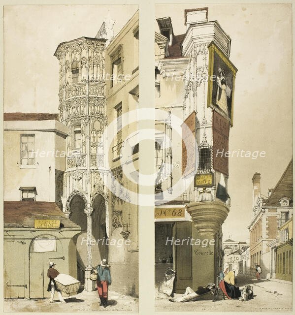 Hotel de la Tremouille, Paris, 1839. Creator: Thomas Shotter Boys.