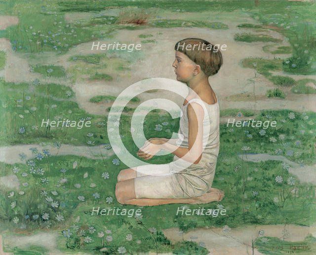 The Adoration II, 1894. Creator: Hodler, Ferdinand (1853-1918).