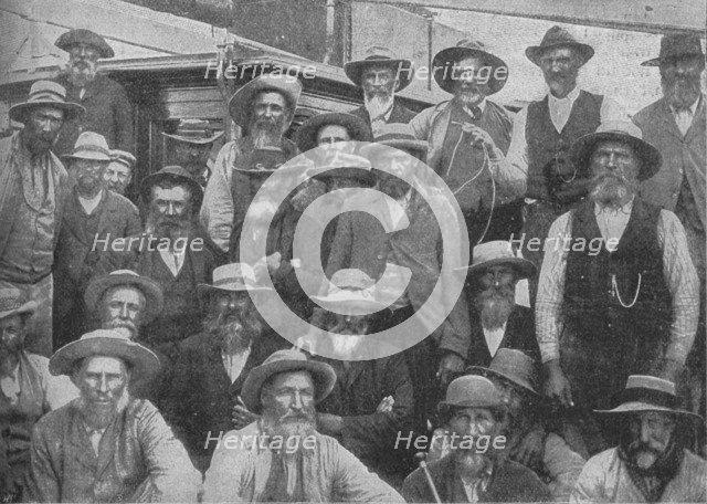 'Some of Cronje's Officers Captured at Paardeberg', c1900, (1902). Artist: Unknown.