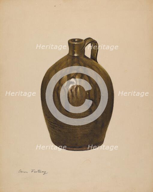 Jug, c. 1938. Creator: Aaron Fastovsky.