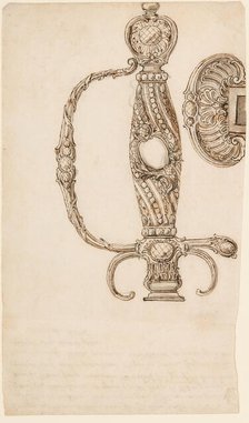 Set of Four Designs for Smallswords, ca. 1725-80. Creator: Unknown.