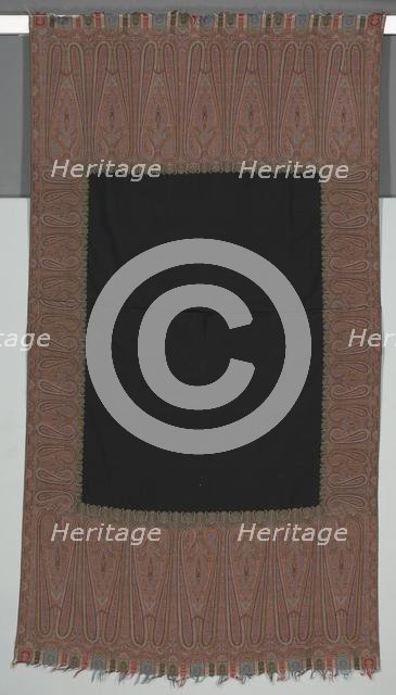 Shawl, c. 1860s. Creator: Unknown.