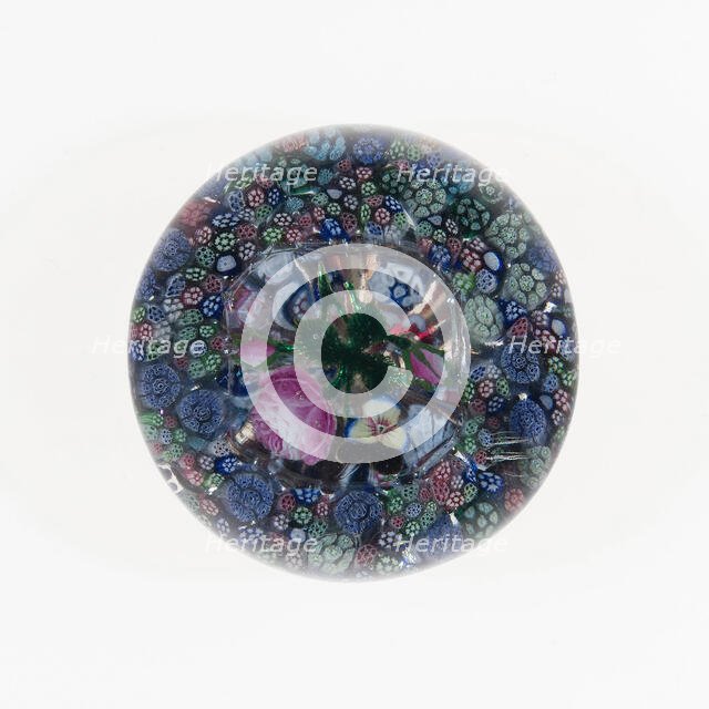 Paperweight, Lunéville, c. 1846-55. Creator: Baccarat Glasshouse.