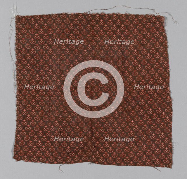 Fragment (Dress Fabric), Near East, 17th/18th century. Creator: Unknown.