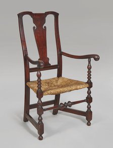 Queen Anne Transitional Armchair, c1750-80. Creator: Unknown.