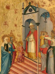 The Presentation of the Virgin in the Temple, c. 1400/1405. Creator: Andrea di Bartolo.