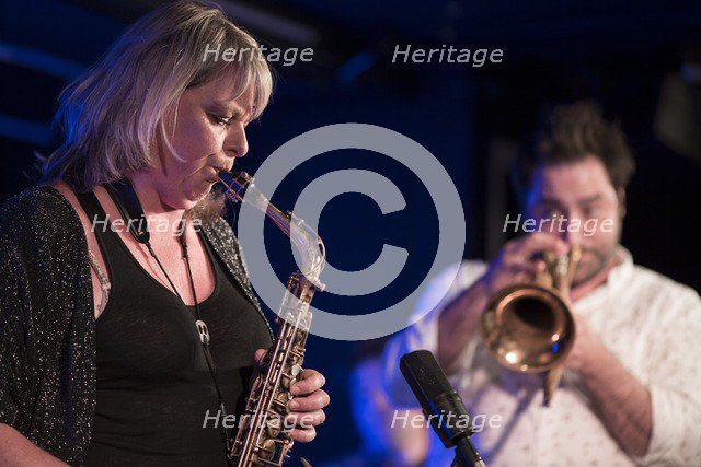 Christine Jensen and Percy Pursglove, 2016. Artist: Alan John Ainsworth.