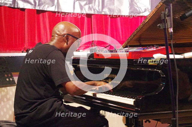 Robert Mitchell, Robert Mitchell’s True Think, Battle Jazz Festival, Battle, East Sussex, July 2024. Creator: Brian O'Connor.