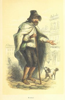 Beggar, 1848.  Creator: Duverger.