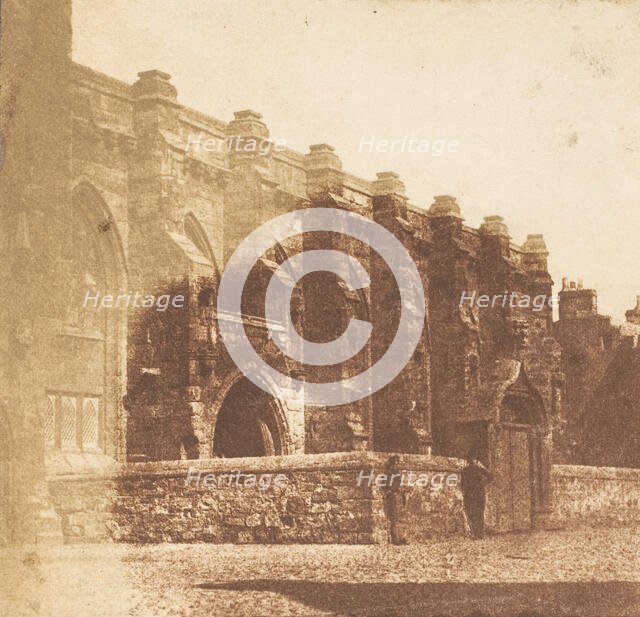 St. Andrews. College Church of St. Salvator, 1843-47. Creators: David Octavius Hill, Robert Adamson, Hill & Adamson.