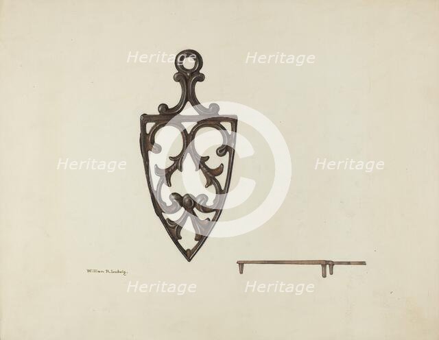 Trivet, c. 1939. Creator: William Ludwig.